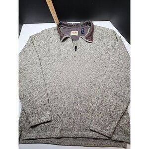 Wrangler Partial Zip Pullover Shirt Men's Sz L Regular Fit Outdoor Large